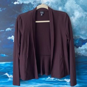 Eileen Fisher Cassis Stretch Crepe Jacket